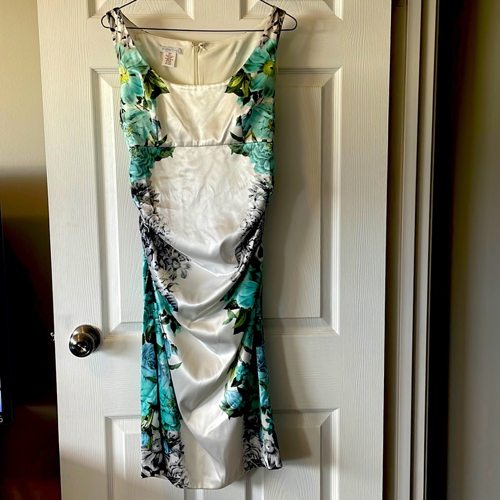 London Times Floral print Dress, Size 8